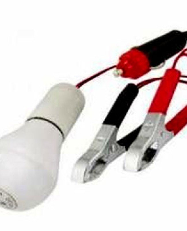 12 Volt  Çok Amaçlı Oto Seyyar Lamba Fişli ve Kıskaçlı