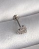 316L Çelik Gümüş Renk Zirkon Taşlı Kalp Model Tragus Piercing 316L Çelik Gümüş Renk Zirkon Taşlı Kalp Model Tragus Piercing