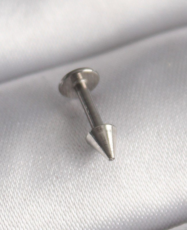 316L Çelik Gümüş Renk Çivi Model Piercing