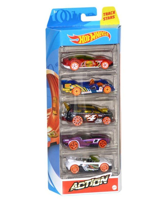 1806 Kampanya - Hot Wheels Beşli Araba Seti - ERKOL özel kampanya fiyatı