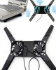2 Fanlı Notebook Soğutucu Portatif Katlanabilir Laptop Soğutucu Fan Usbli Stand Bilgisayar Fanı