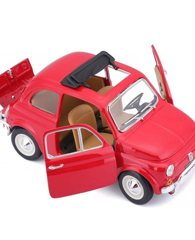 22099 Burago Fiat 500L 168 Kırmızı 1:24 -Sunman