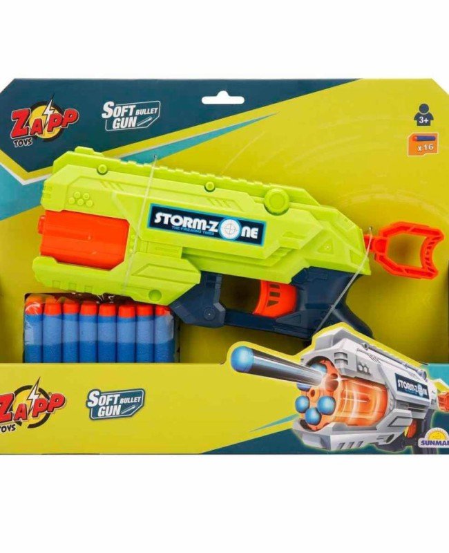 2713 Zapp 16 Mermili Sünger Dart Atan Silah
