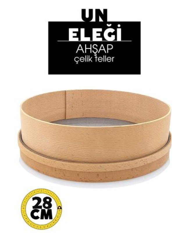 Ahşap Un Eleği 28 CM