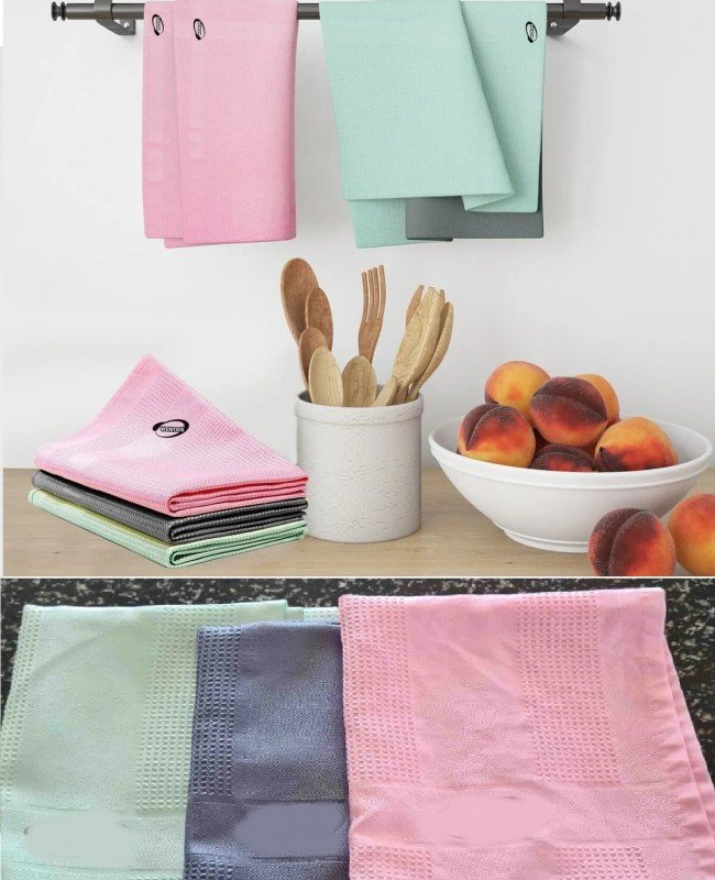 3 Adet Gerçek Mikrofiber Temizlik Bezi (40x60 cm) - İz Bırakmaz Cam Ev Araba Temizlik Bezi