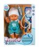 30111 Bebelou Doktor Zamanı Sesli Bebek Seti 35 cm -Sunman