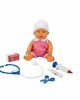 30111 Bebelou Doktor Zamanı Sesli Bebek Seti 35 cm -Sunman