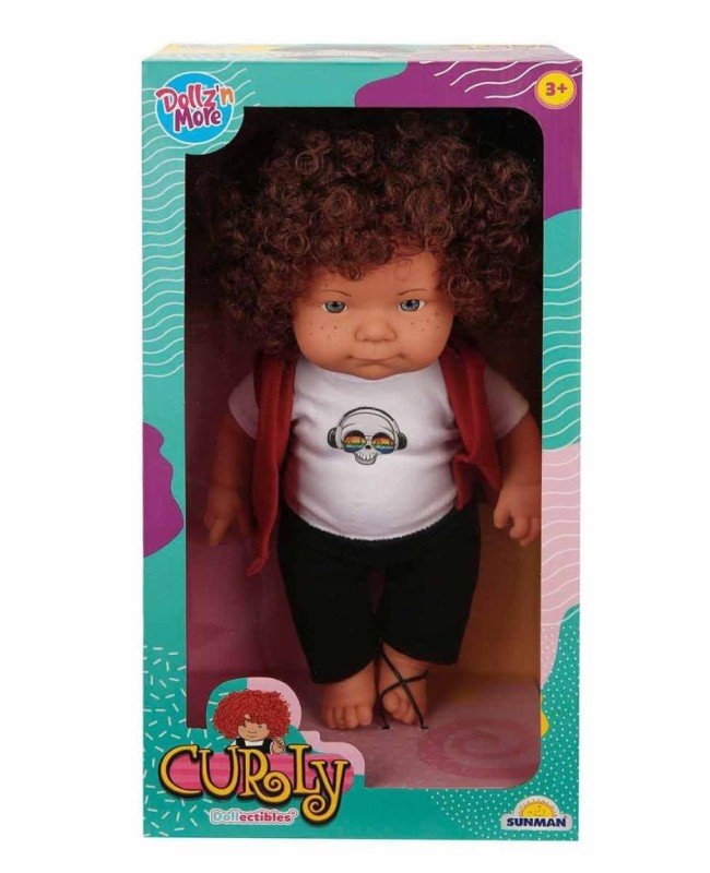 30151 Sunman, Curly Kıvırcık Saçlı Bebek 35 cm 30151 Sunman, Curly Kıvırcık Saçlı Bebek 35 cm
