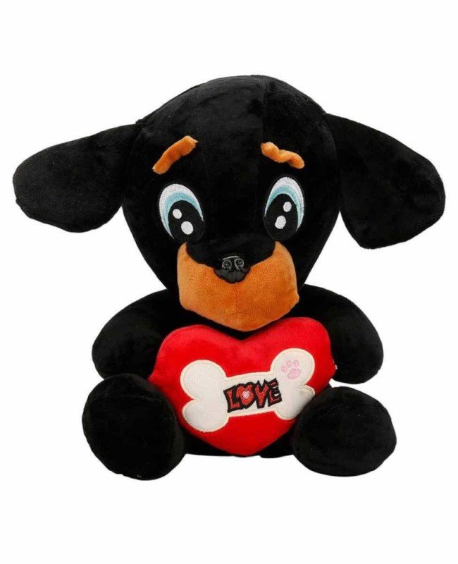 3183 Sunman, Kalpli Peluş Köpek 30 cm