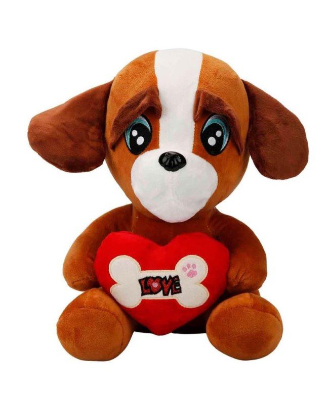 3183 Sunman, Kalpli Peluş Köpek 30 cm