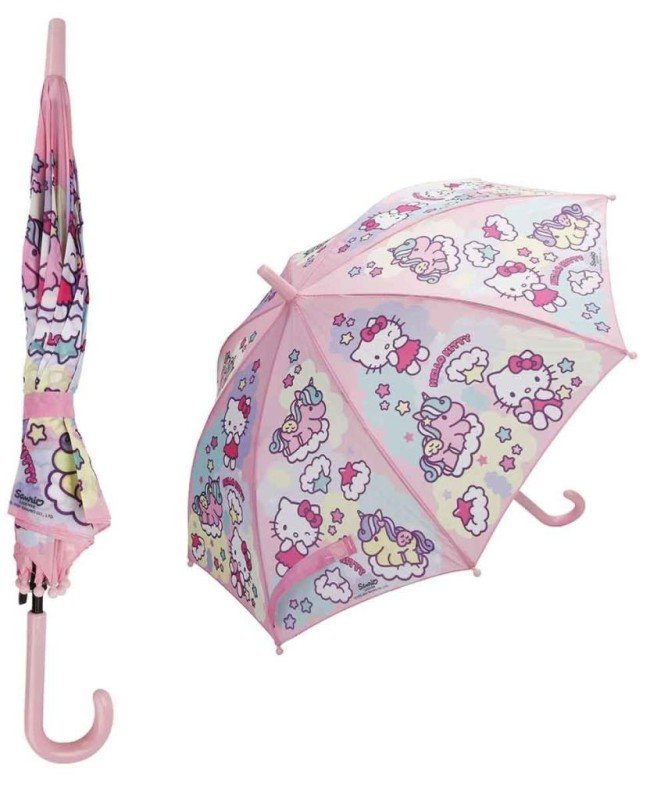 3203 Hello Kitty Çocuk Şemsiye 45 Cm -Sunman