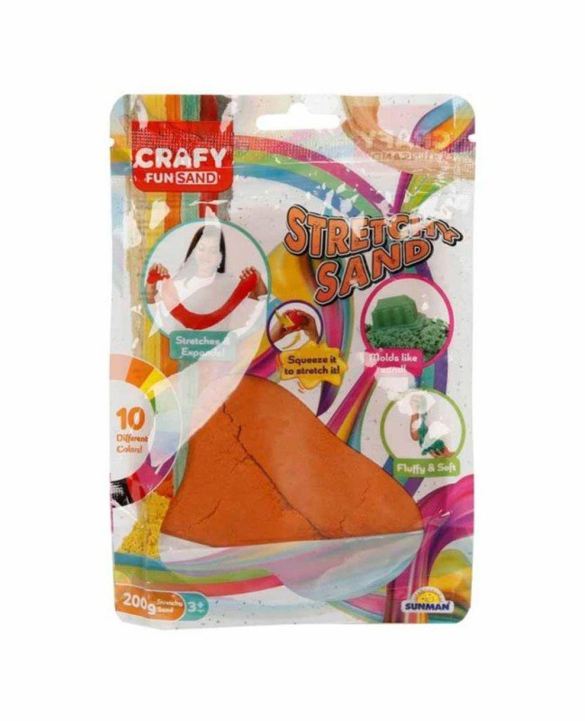 3601 Crafy Streç Oyun Kumu Turuncu 200 g