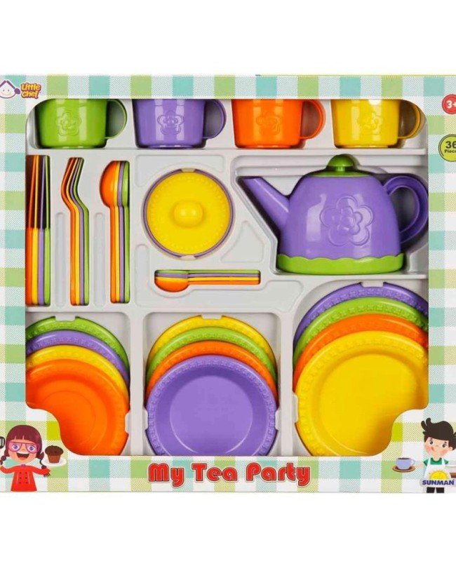 4682 Little Chef Çay Seti 36 Parça -Sunman 4682 Little Chef Çay Seti 36 Parça -Sunman