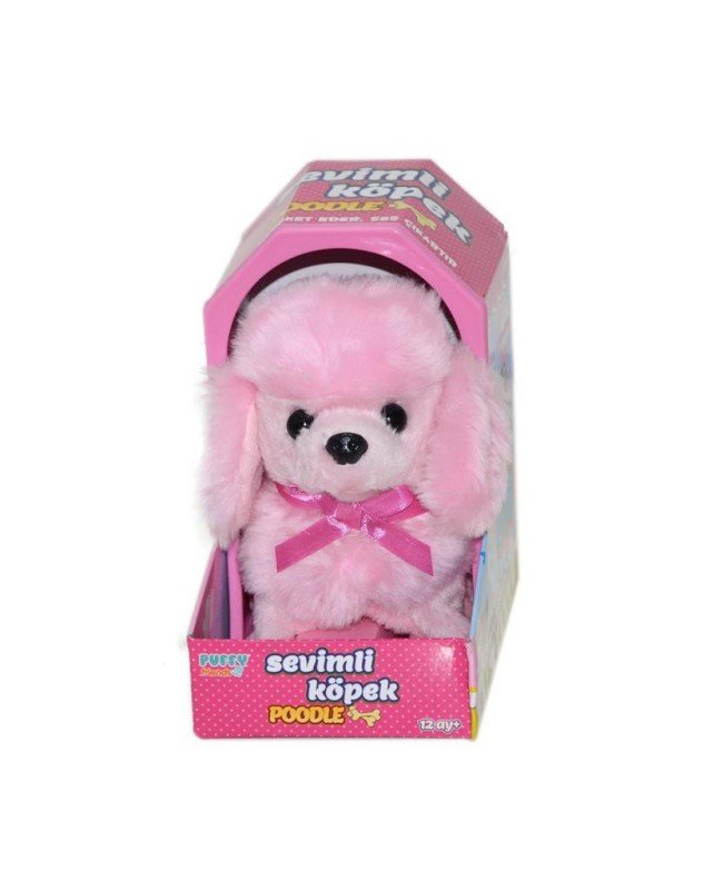 47171 SUN-RST-PFF-PELUŞ SEVİMLİ KÖPEK POODLE HAREKETLİ SESLİ PMB