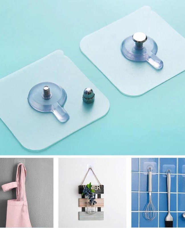 5 Li Yapışkanlı Mutfak Banyo Raf Tutucu Askı Pin Çerçeve Çok Amaçlı Askısı 5 Li Yapışkanlı Mutfak Banyo Raf Tutucu Askı Pin Çerçeve Çok Amaçlı Askısı