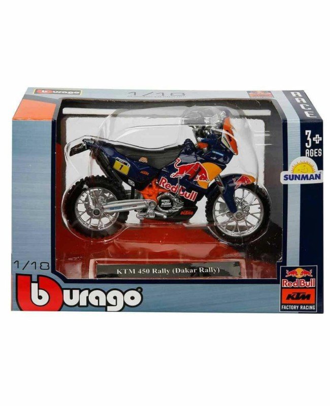 51070 SUN-BUR-1:18 Motor Red Bull KTM 450 2 Asorti - Sunman