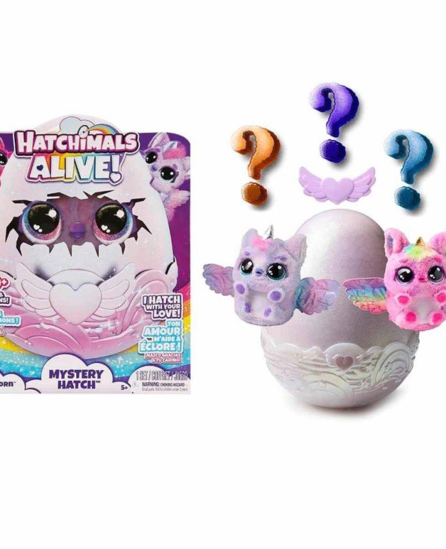 6069132 Hatchimals Alive Secret Hatch Pufficorn