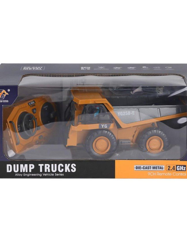 689-368 Kumandalı Damperli Kamyon İş Makinesi -Gepettoys