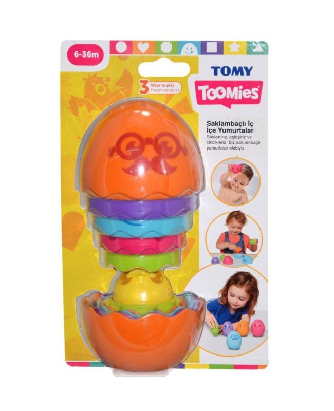 73080 Tomy - İç İçe Yumurtalar 6-36 ay
