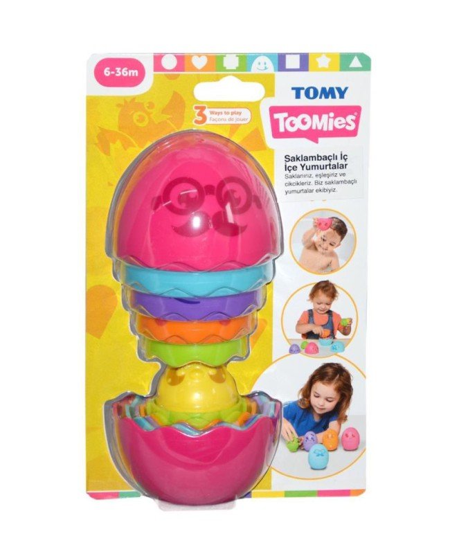 73080 Tomy - İç İçe Yumurtalar 6-36 ay