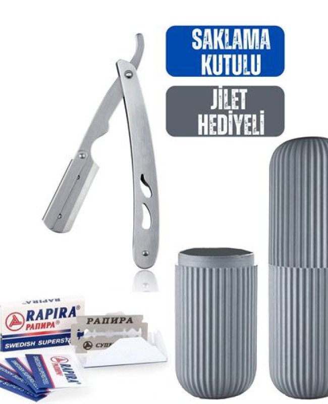 Absolute Çelik Ustura Jilet Kutulu Set