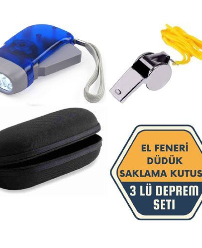 Pilsiz El Feneri Düdük Deprem Seti