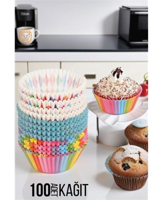 Muffin Kalıbı 100 Adet Paolelli