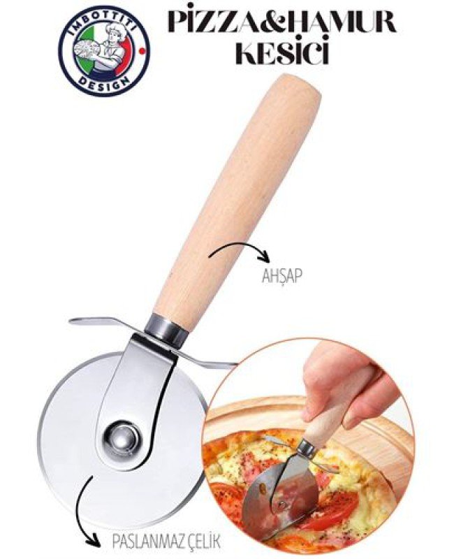 Hamur Ve Pizza Kesici Çelik Imbottiti Design