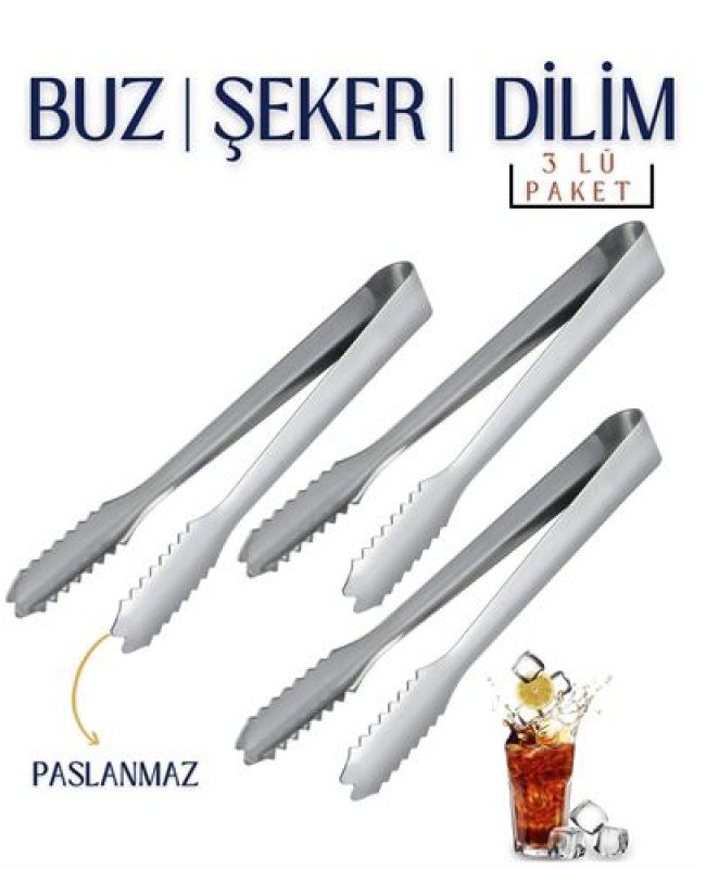 Buz Maşası Tiffany Design 3 lü PAKET Buz Maşası Tiffany Design 3 lü PAKET