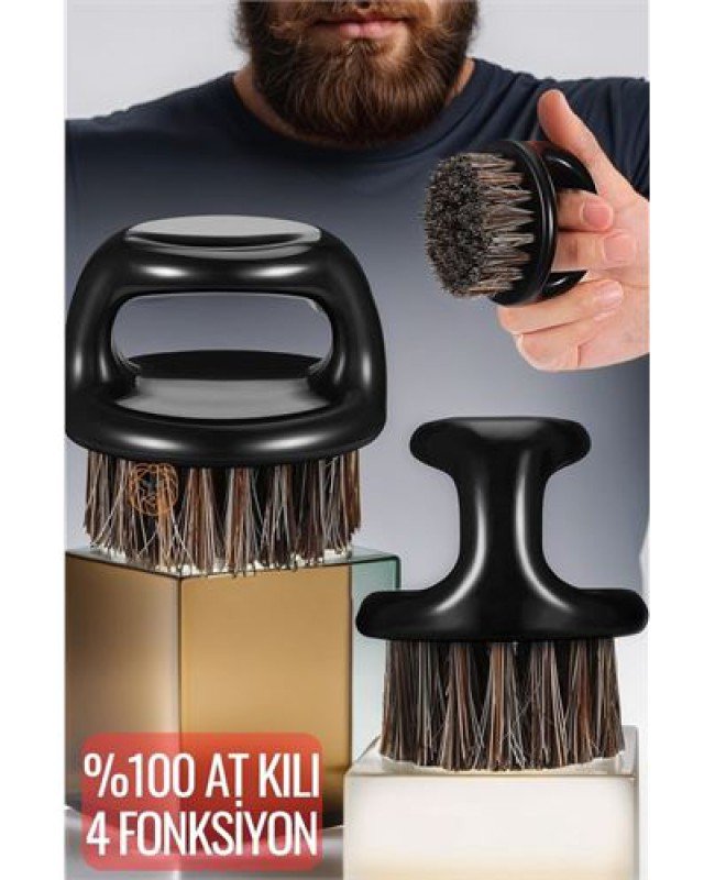 At Kılı Sakal Tarama Tıraş Temizlik Fırçası Absolute Professional