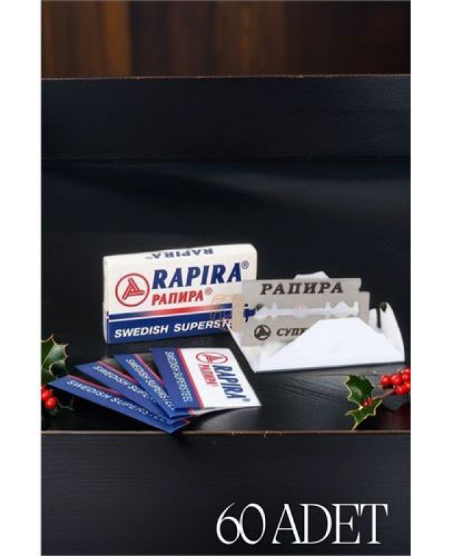 Rapira 60 Adet Yaprak Tıraş Jileti-TB31272
