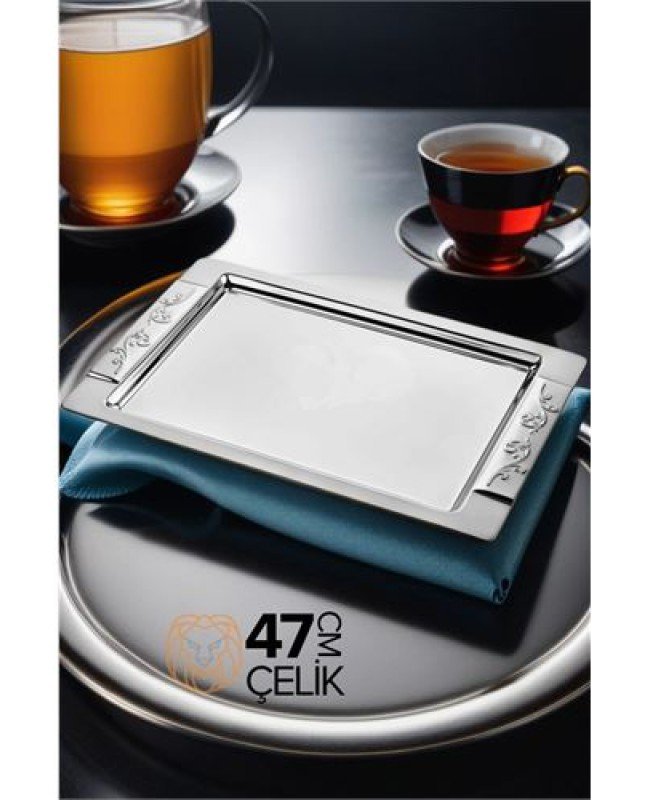 Çelik Çay Tepsisi Śliwiński Design