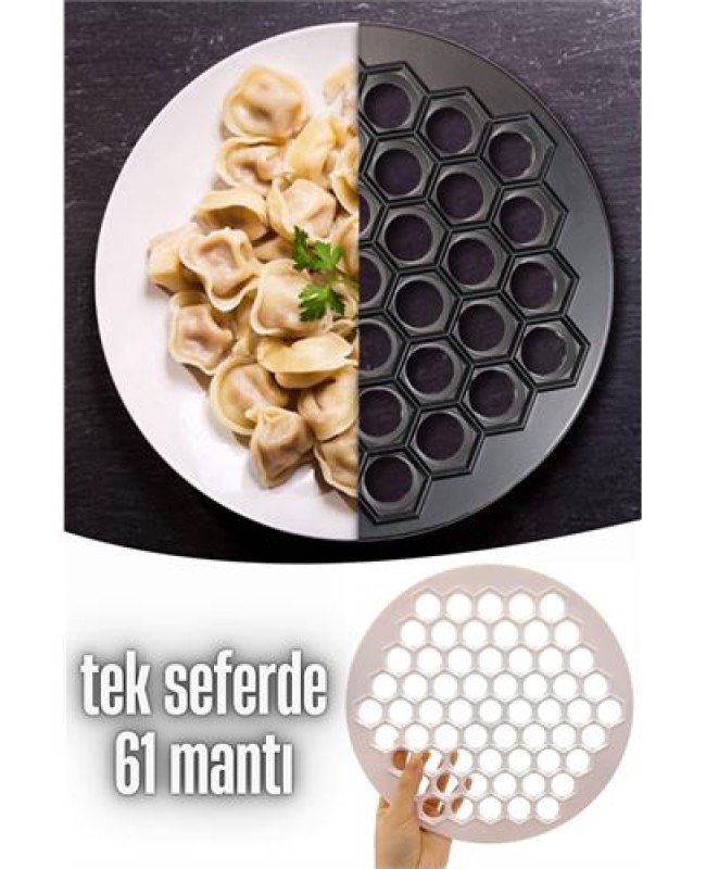 Mantı Kalıbı Tek Seferde 61 Mantı Lallula Design