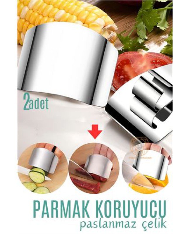 Parmak Koruyucu Dilimleme Parmak Kesme Önleyici Çelik 2 ADET