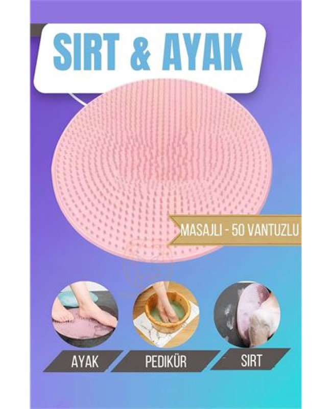 Sırt Kesesi Vantuzlu Ayak Kesesi Masajlı Sırt Kesesi Vantuzlu Ayak Kesesi Masajlı