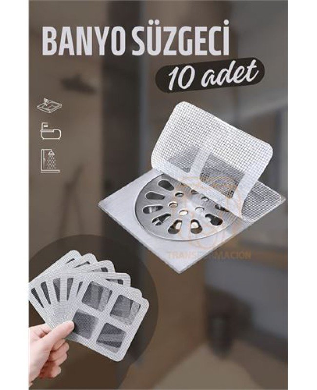 Banyo Gider Süzgeci 10 ADET