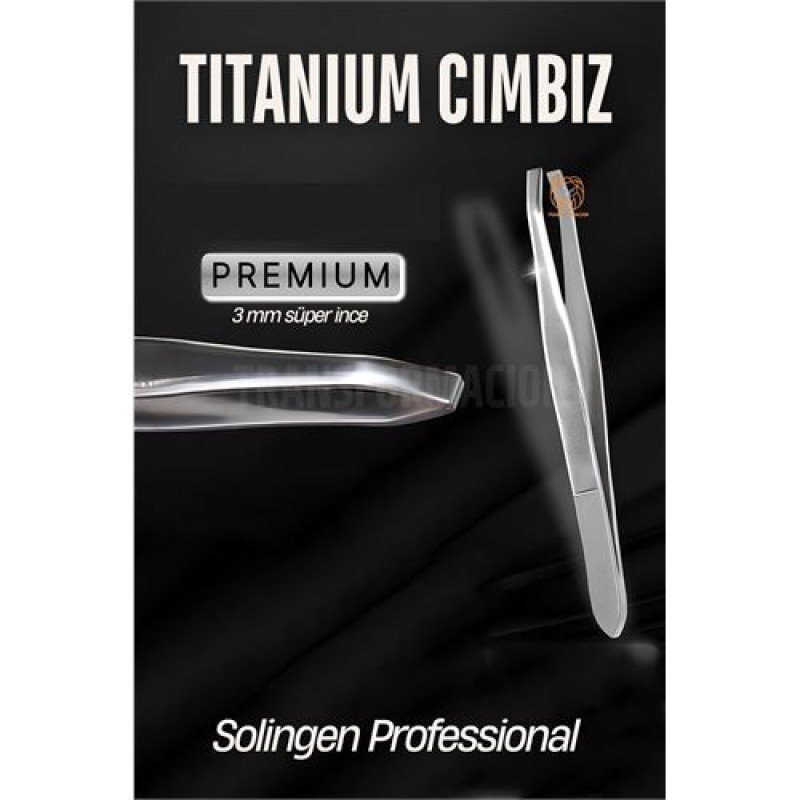 3 mm İnce Uçlu Cımbız Titanyum Çelik Solingen Professional 3 mm İnce Uçlu Cımbız Titanyum Çelik Solingen Professional