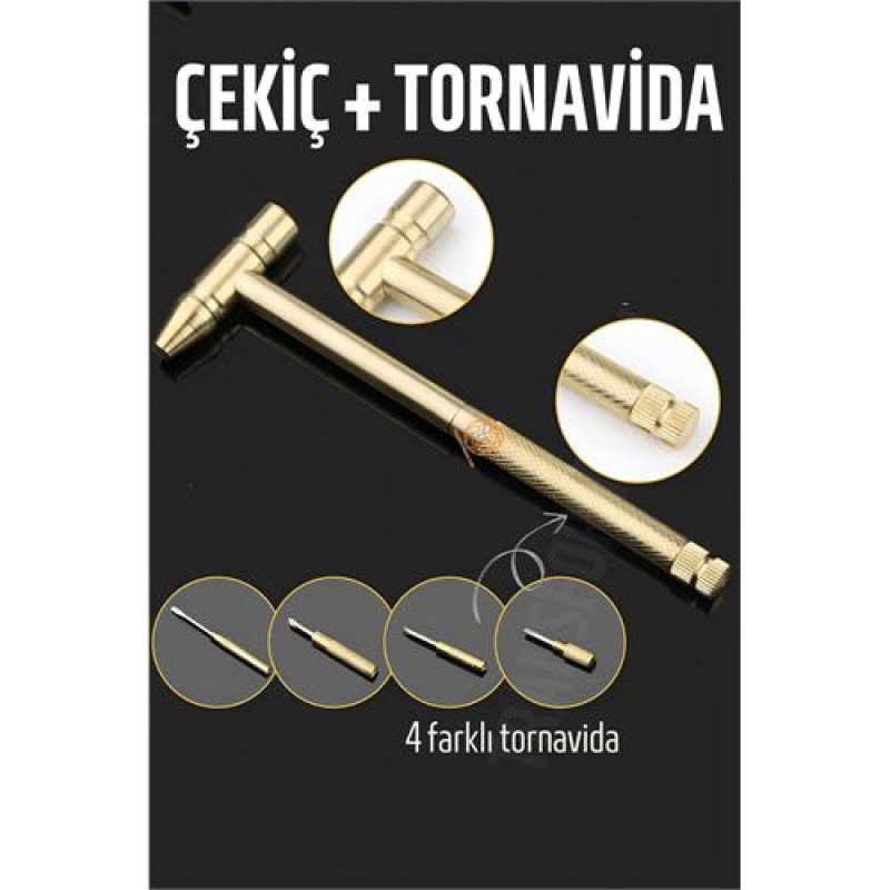 Çekiç ve 4 Farklı Tornavida Multi Set Çekiç ve 4 Farklı Tornavida Multi Set