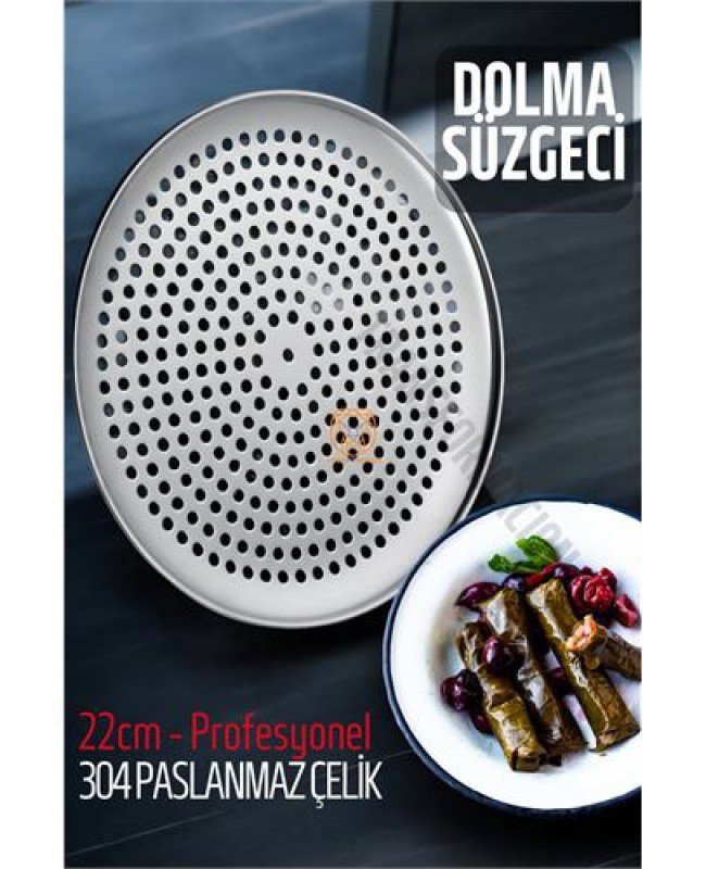 Sarma Dolma Süzgeci 22 Cm 304 Paslanmaz Çelik Sarma Dolma Süzgeci 22 Cm 304 Paslanmaz Çelik