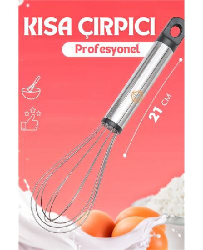21 cm Metal Çırpıcı