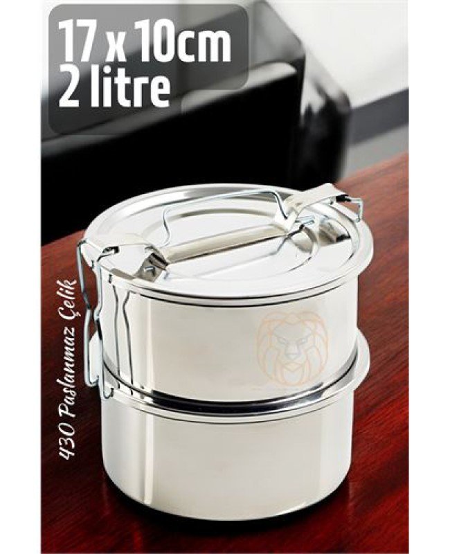 Sefer Tası Paslanmaz Çelik Yemek Kabı 17 Cm 2 LİTRE Sefer Tası Paslanmaz Çelik Yemek Kabı 17 Cm 2 LİTRE