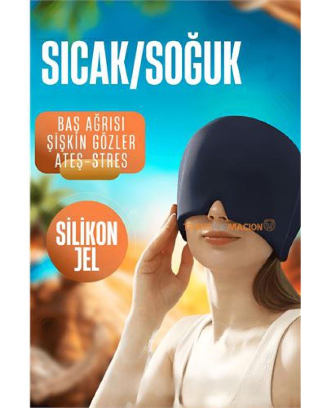 Sıcak Soğuk Jel Yüz Maskesi Baş Ağrısı Şişmiş Gözler Gerginlik Maskesi Sıcak Soğuk Jel Yüz Maskesi Baş Ağrısı Şişmiş Gözler Gerginlik Maskesi