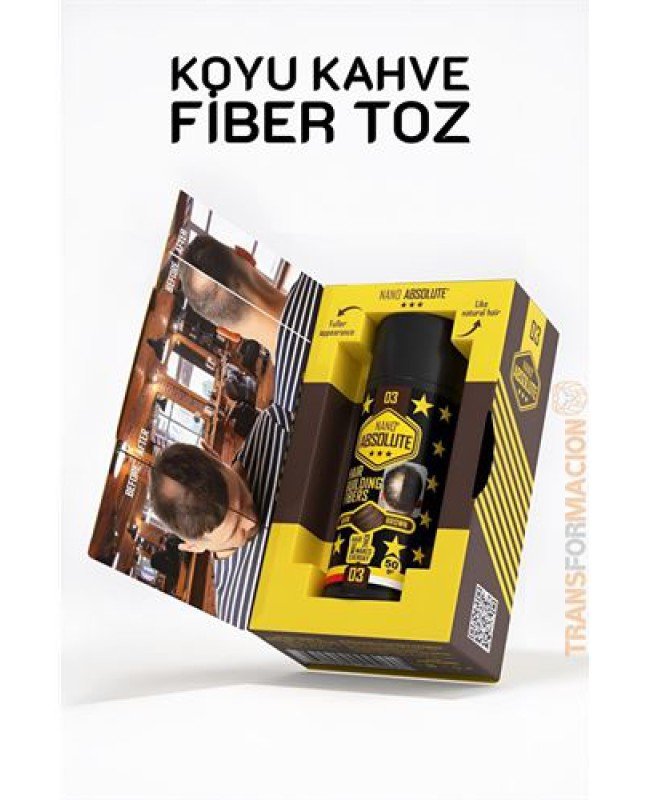 Saç Dolgunlaştırıcı Fiber Topik Toz KOYU TON KAHVERENGİ Saç Dolgunlaştırıcı Fiber Topik Toz KOYU TON KAHVERENGİ