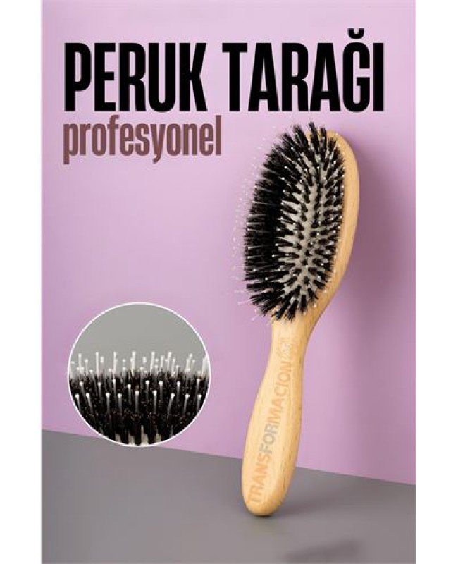 Peruk Tarağı - Peruk Bakım Tarağı Ahşap