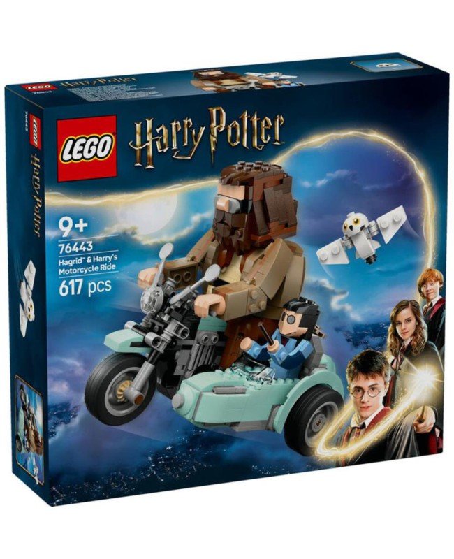 76443 Lego Harry Potter-Hagrid ve Harrynin Motosiklet Yolculuğu 617 parça +9 yaş 76443 Lego Harry Potter-Hagrid ve Harrynin Motosiklet Yolculuğu 617 parça +9 yaş