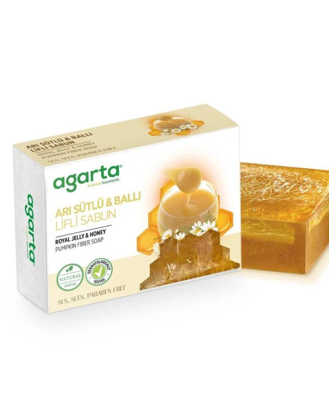Arı Sütlü Ve Ballı Lifli Sabun 150 Gr-TB24113 Arı Sütlü Ve Ballı Lifli Sabun 150 Gr-TB24113