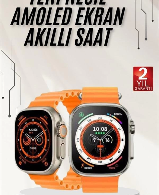 Akıllı Saat GPS Özelliği Bildirim Görme Adımsayar Sesli Görüşme Yapabilen