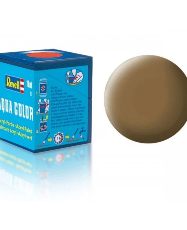 Aqua Color Dark Earth - Mat Boya - 18 Ml Aqua Color Dark Earth - Mat Boya - 18 Ml
