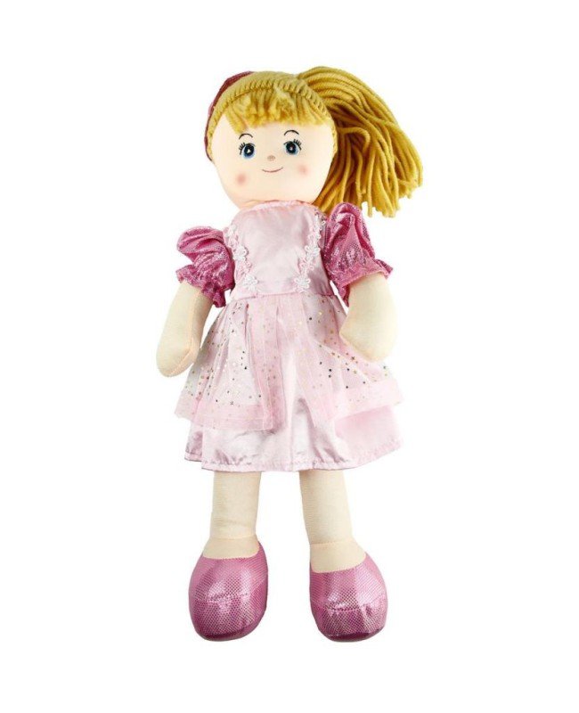 AY950C Parlak Elbiseli Bez Bebek 50 cm -Vardem AY950C Parlak Elbiseli Bez Bebek 50 cm -Vardem