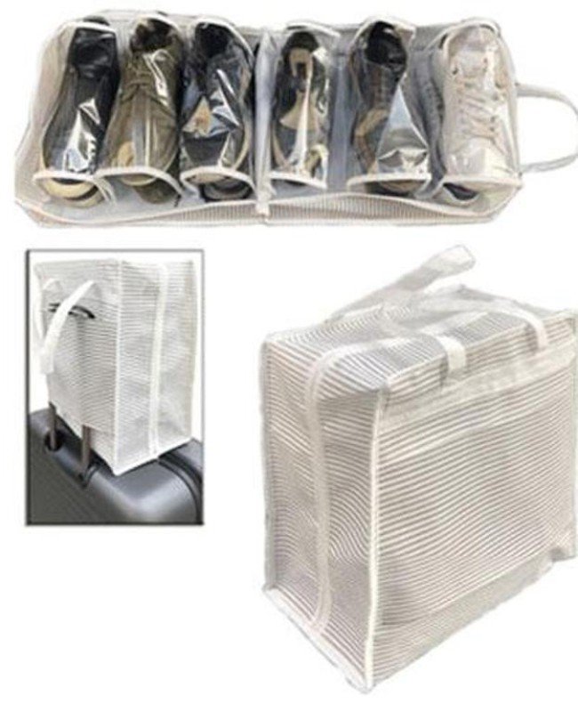 Ayakkabı SAKLAMA ve TAŞIMA Çantası (Çizgili Model) Shoe Tote